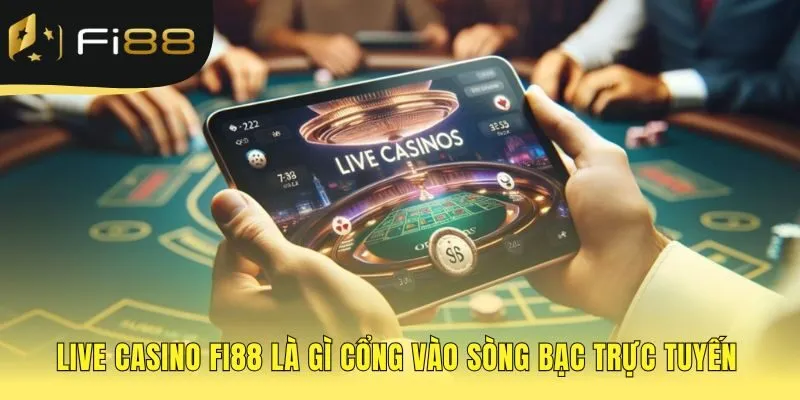 Live casino FI88 có dealer thật tương tác trực tiếp với bạn